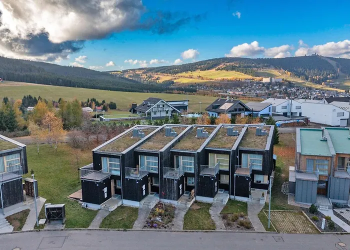 Miky Klinovec Garden 別荘 Loučná pod Klínovcem